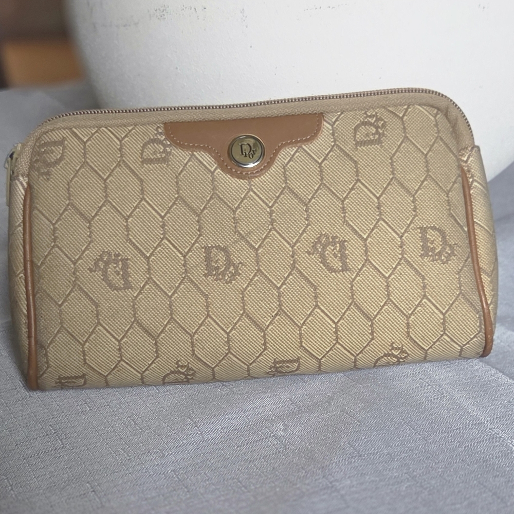 Christian Dior Tan Clutch